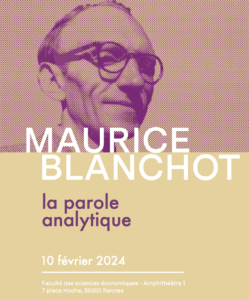 Portrait de Maurice Blanchot
